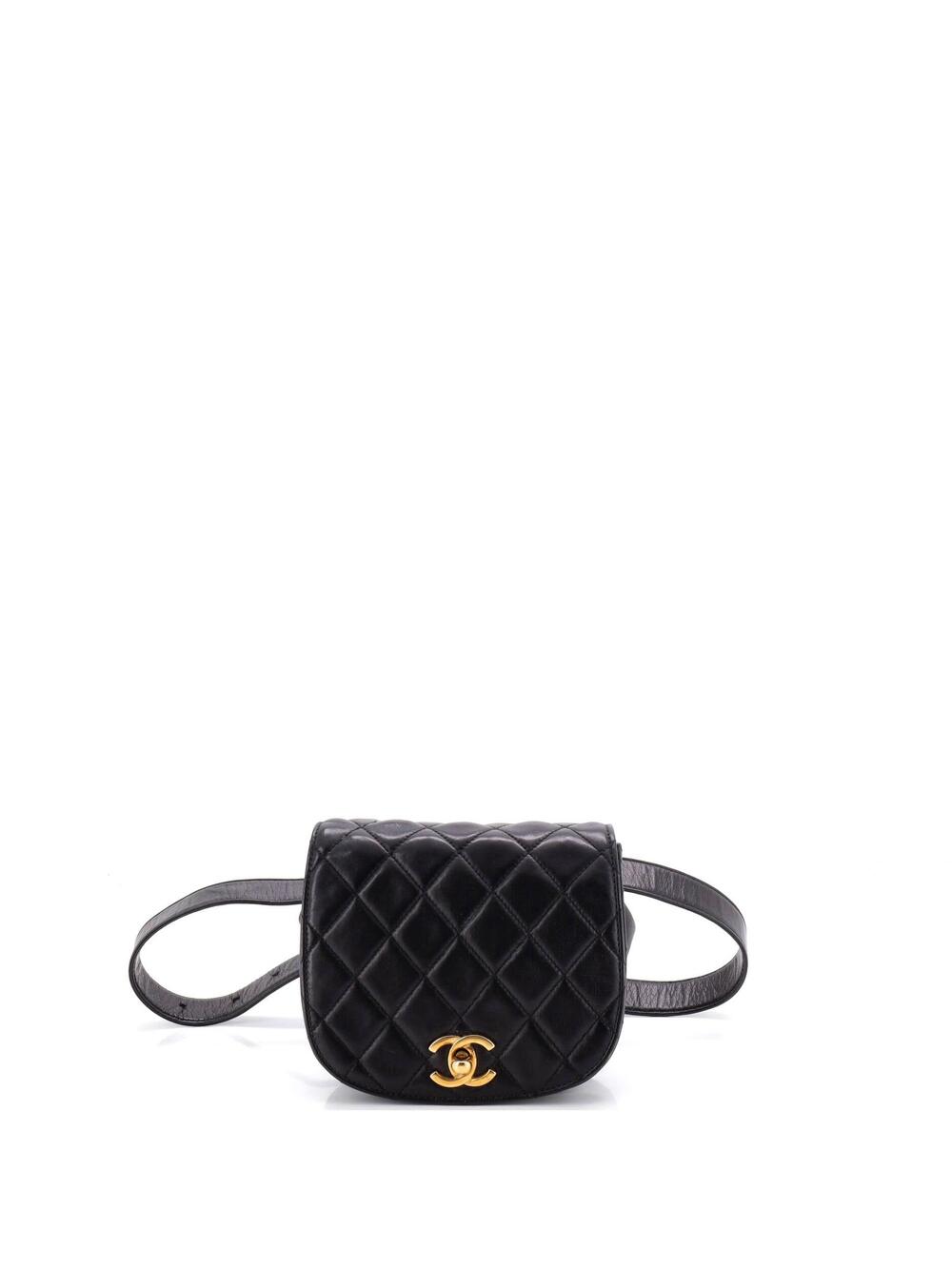 Chanel Vintage Flap Belt Bag Quilted #259555C22B